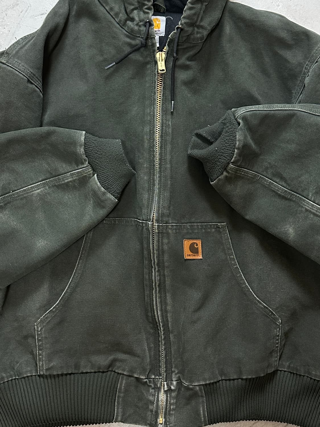 OG 칼하트 J130 액티브 자켓 칼하트 MOS 모스그린 상품이미지8