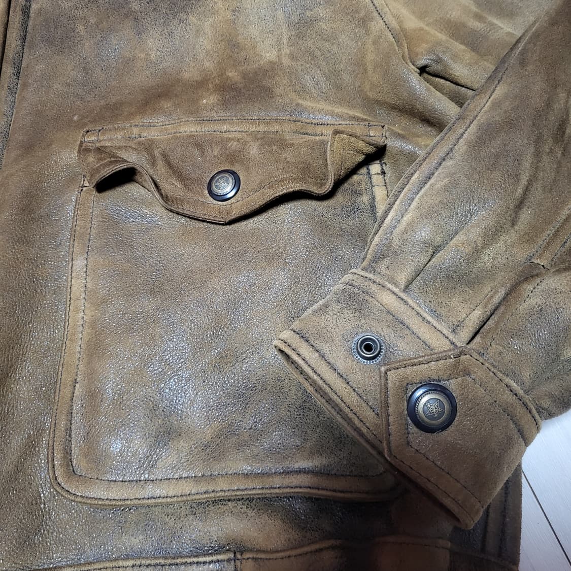 (110) 90s endymion 무스탕자켓 시어링자켓 양가죽무스탕 상품이미지9