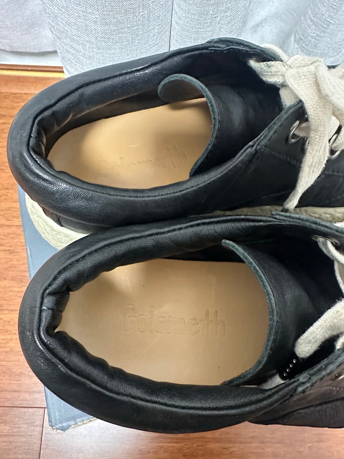 39) 골멧 이모셔널 스니커즈 뉴 블랙 큐어 상품이미지5