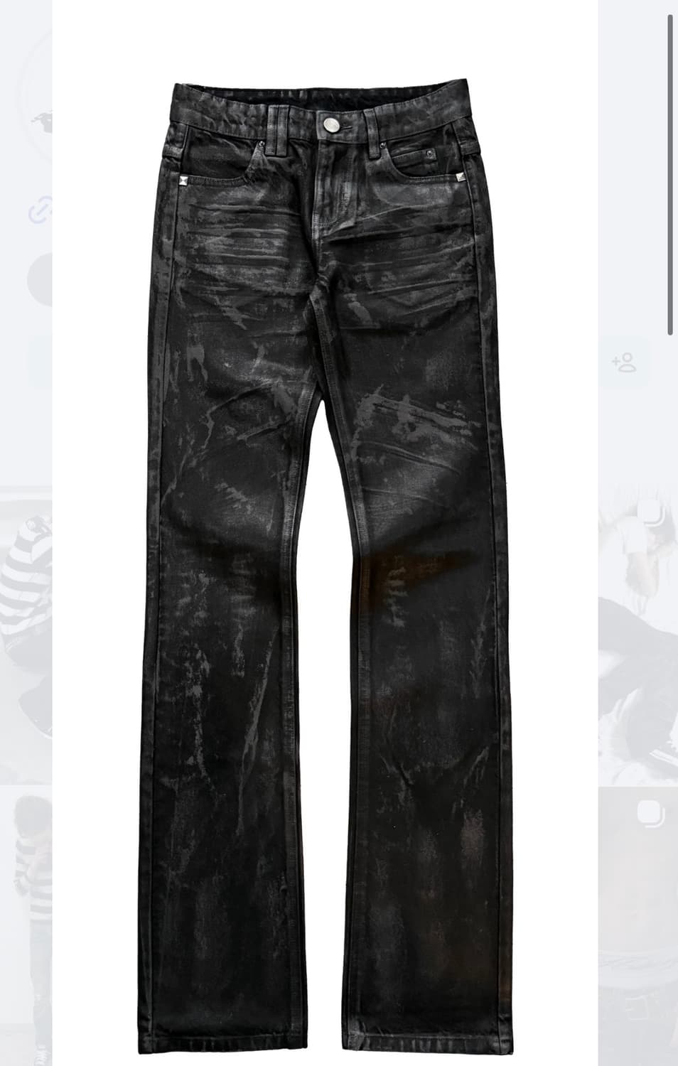 Witness valley straight coating denim 상품이미지2