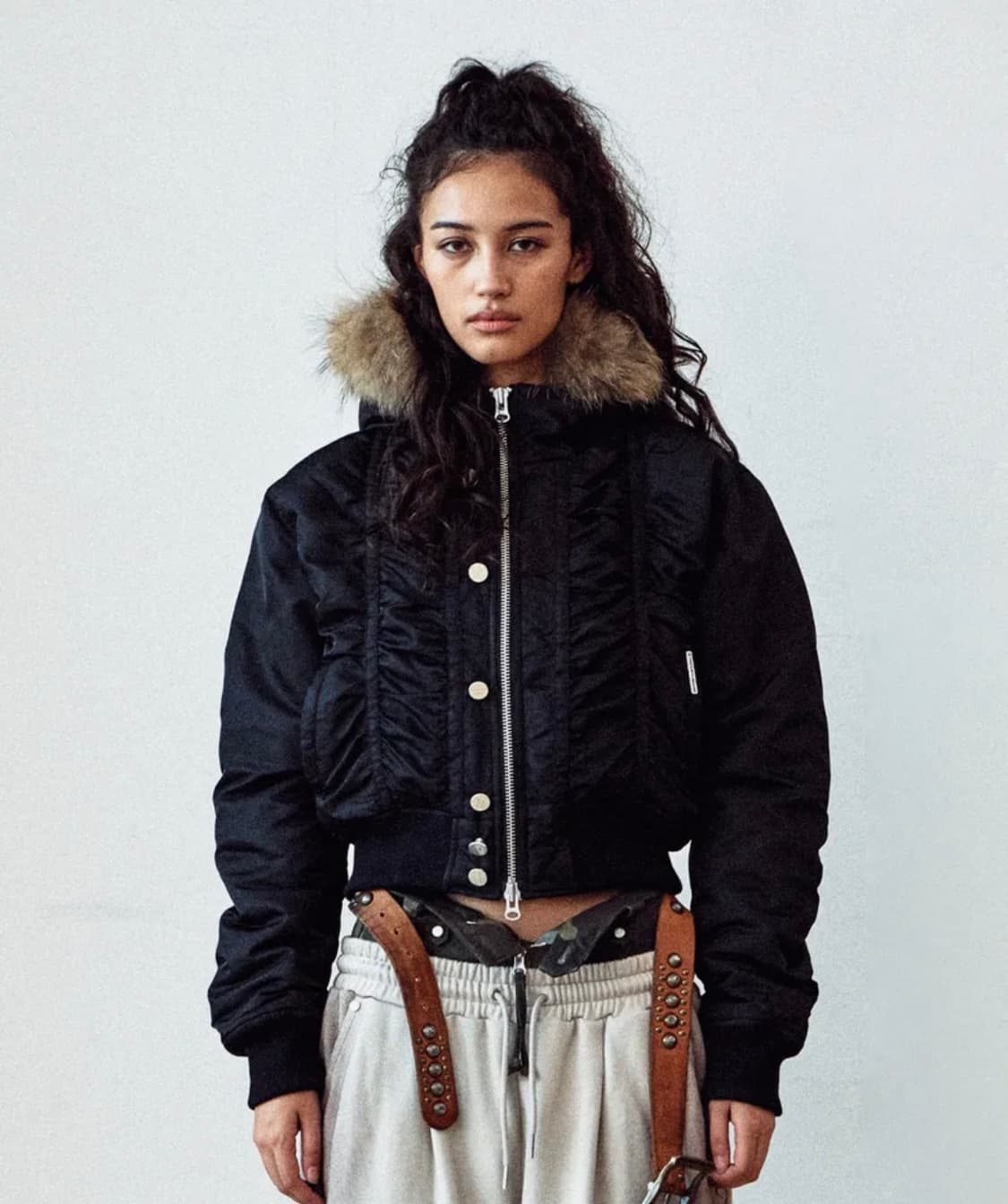 바이닐하우스 퍼 후드 MA-1 자켓 상품이미지2