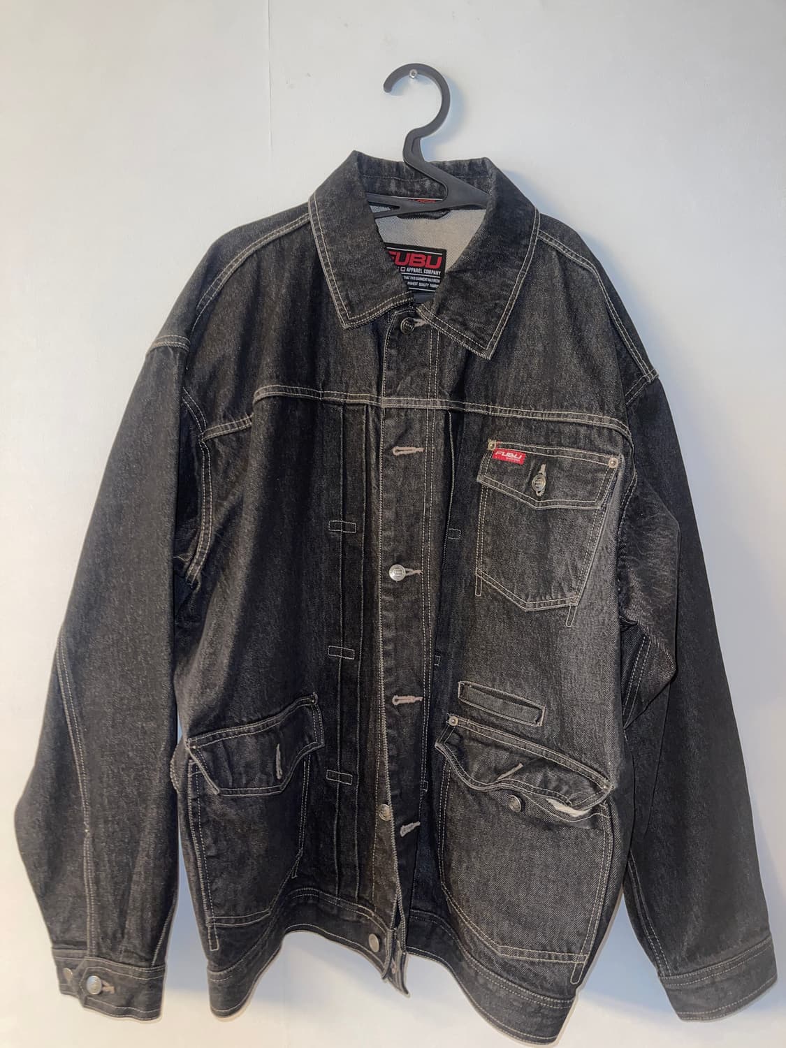후부 빈티지 데님 자켓 (XXL) 상품이미지1