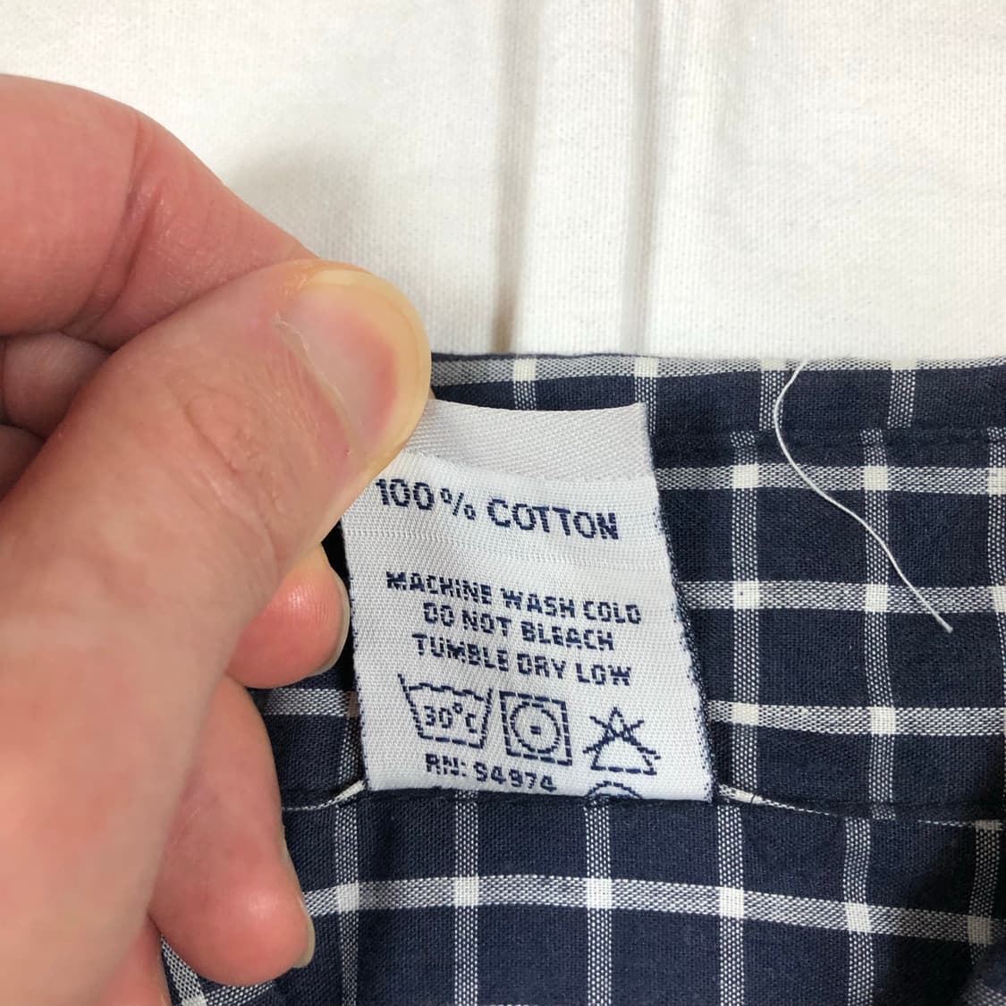 90s 스투시 stussy 로고 포켓 체크 반팔셔츠 상품이미지8