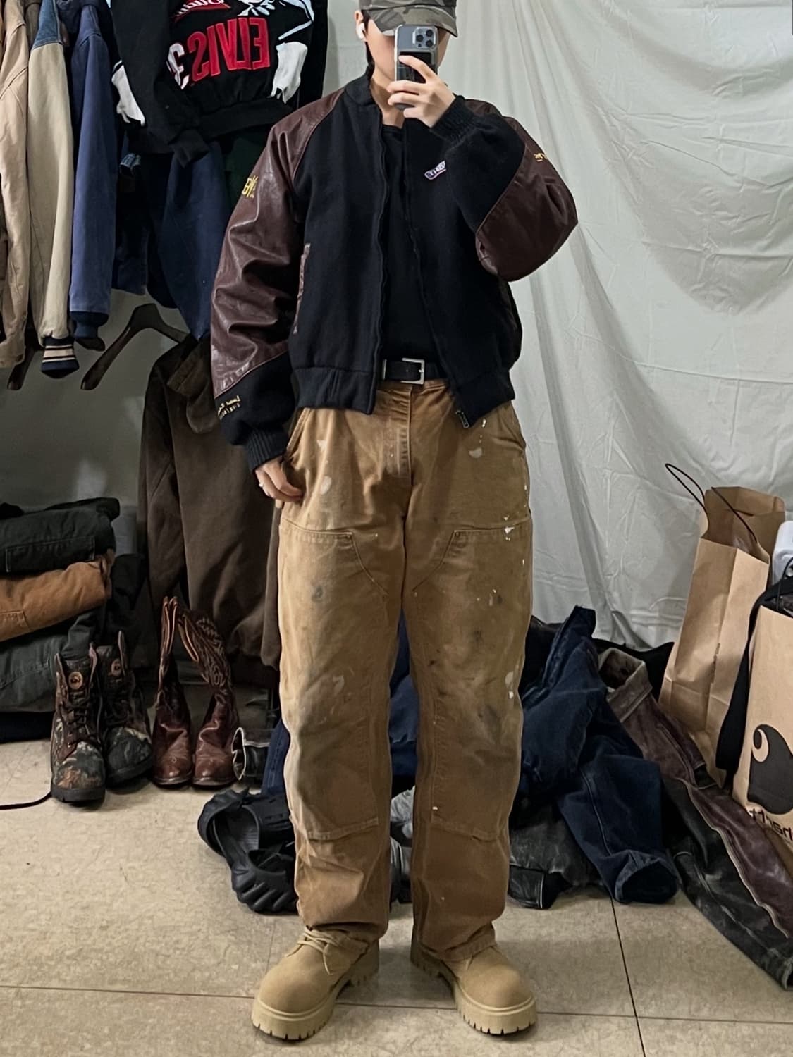 90s Cripple Creek 로데오 바시티자켓 상품이미지3