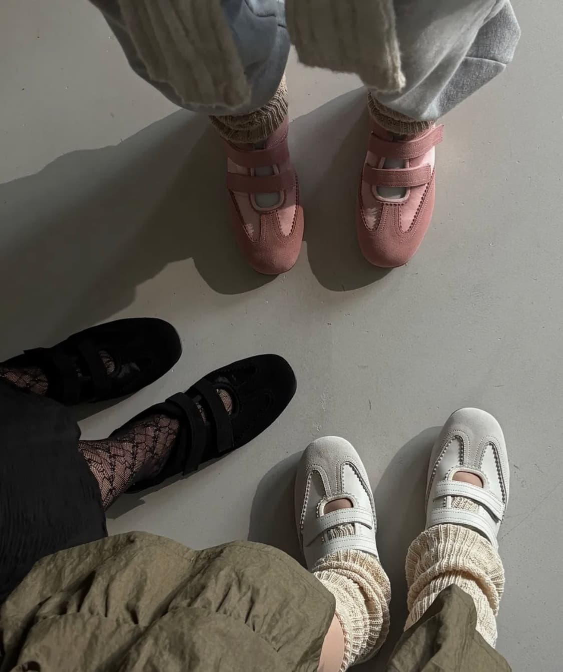 [새상품] 기호 - 트윈 벨크로 메리제인 스니커즈 (IVORY) 상품이미지4