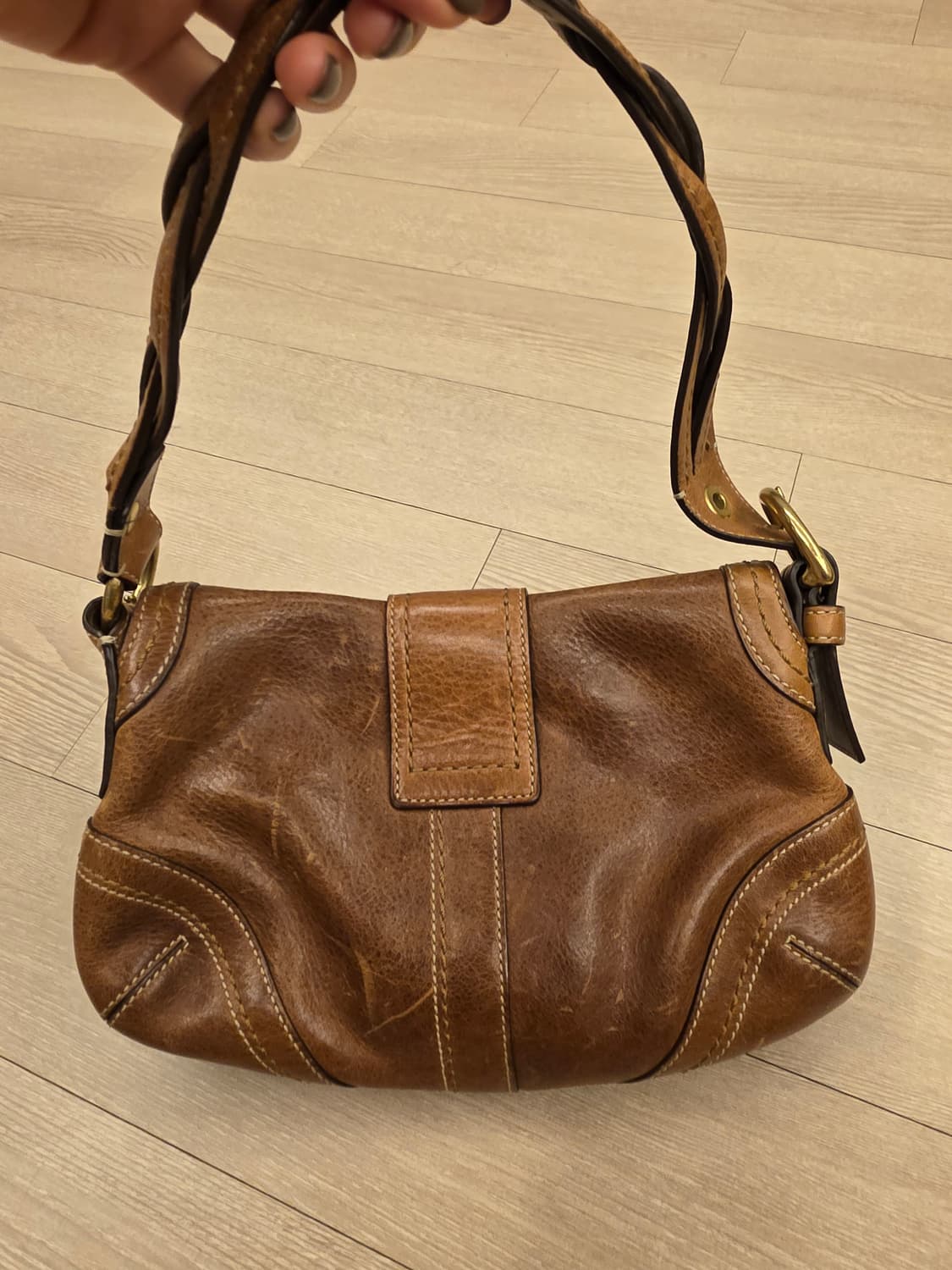 코치 가죽 가방 (빈티지, 올드) 상품이미지3