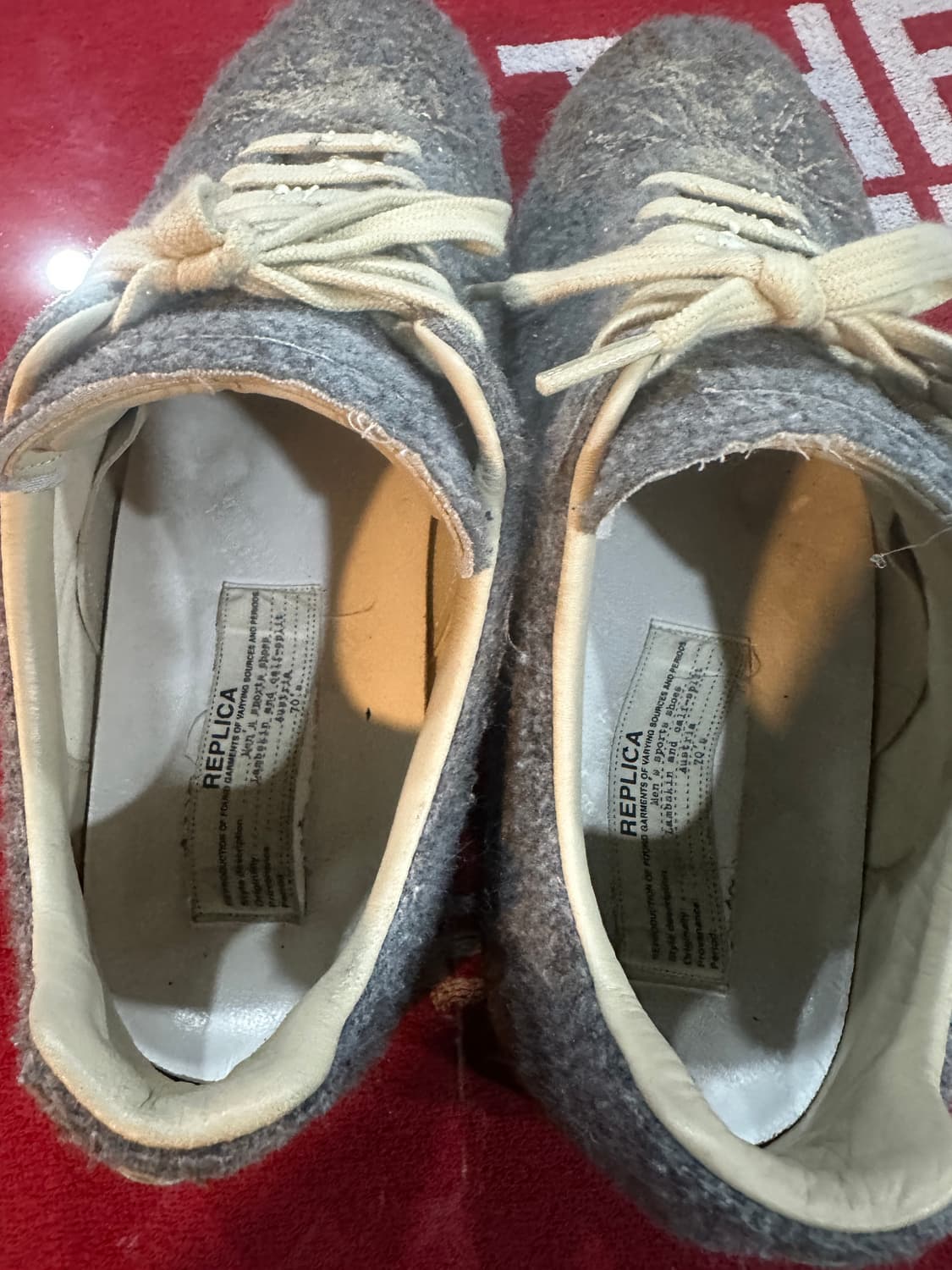 메종마르지엘라 펠트 페인팅 스니커즈280 상품이미지4