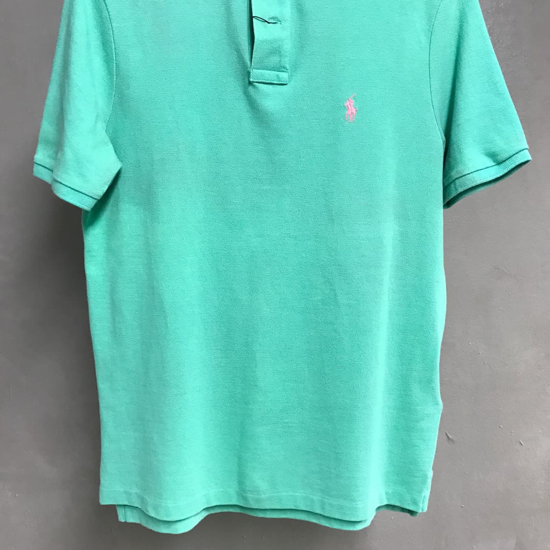 폴로 랄프로렌 QR PK 반팔 카라티 민트 S 상품이미지3