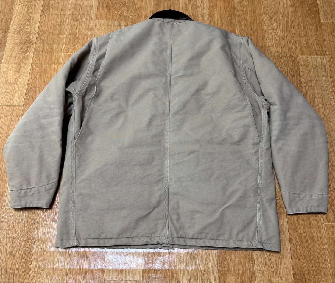 칼하트 윕 초어 코트 자켓 피넛 블랙 에어지드 캔버스 상품이미지2