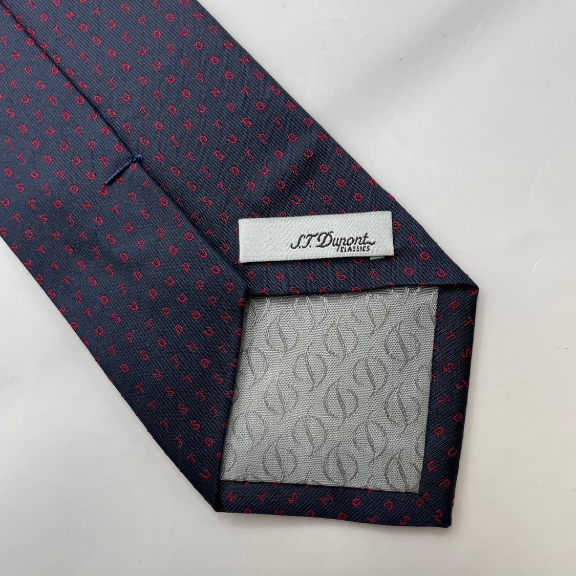 859) (S.T DUPONT) 듀퐁 패턴 넥타이 상품이미지5