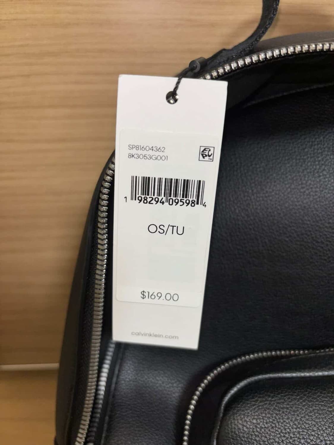 캘빈클라인 CK 블랙 미니 백팩 새상품 (택O / 정가 $169) 상품이미지2