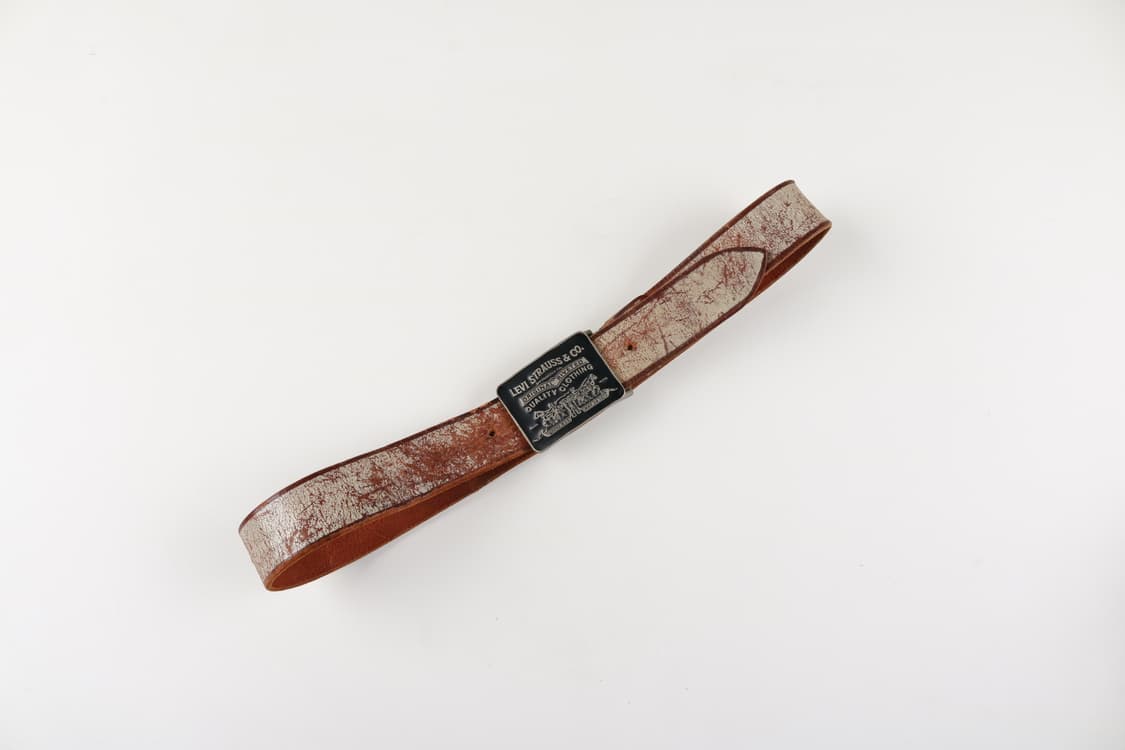 [26~32인치] 빈티지 리바이스 버클 가죽 벨트 상품이미지2