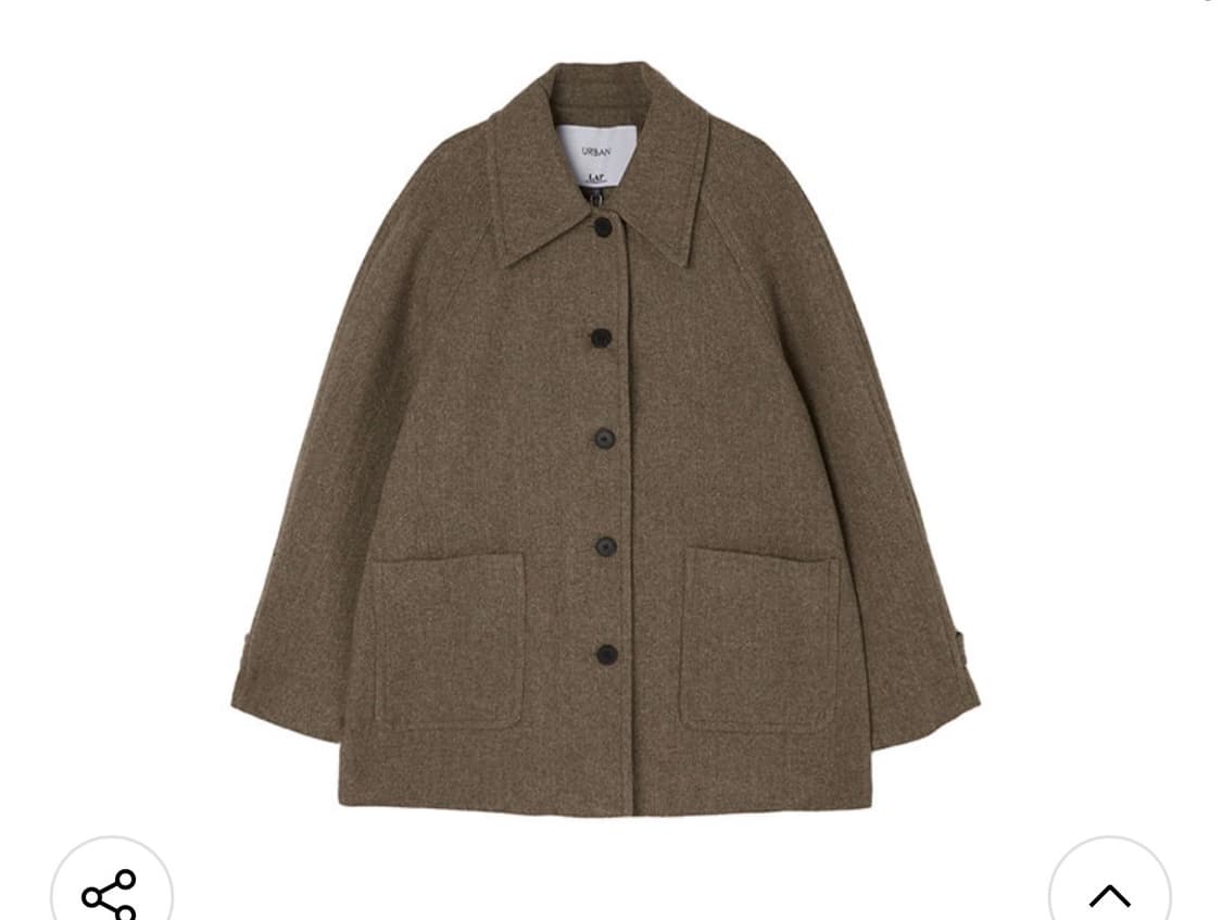 lap 랩 싱글 숏코트 브라운(새상품) 상품이미지3