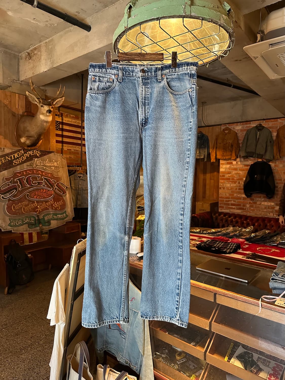 80s USA Levis 517 Boot Cut Denim Pants 상품이미지1