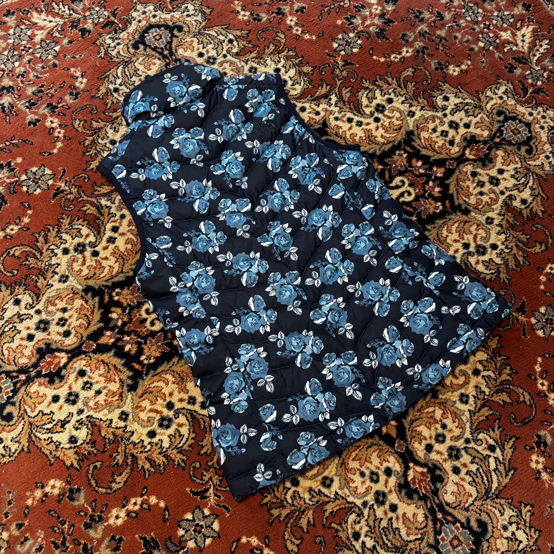 노스페이스 플라워 경량패딩 베스트 (S) 구스다운 상품이미지5