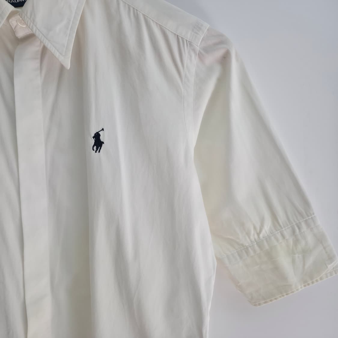 [M] 폴로 랄프로렌 화이트 반팔 셔츠 상품이미지4