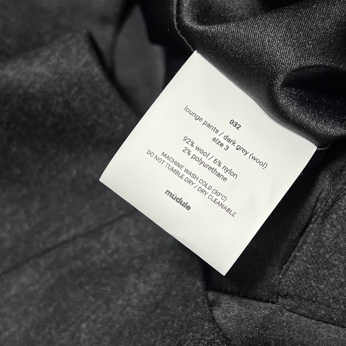 lounge pants / wool_darkgrey 상품이미지7