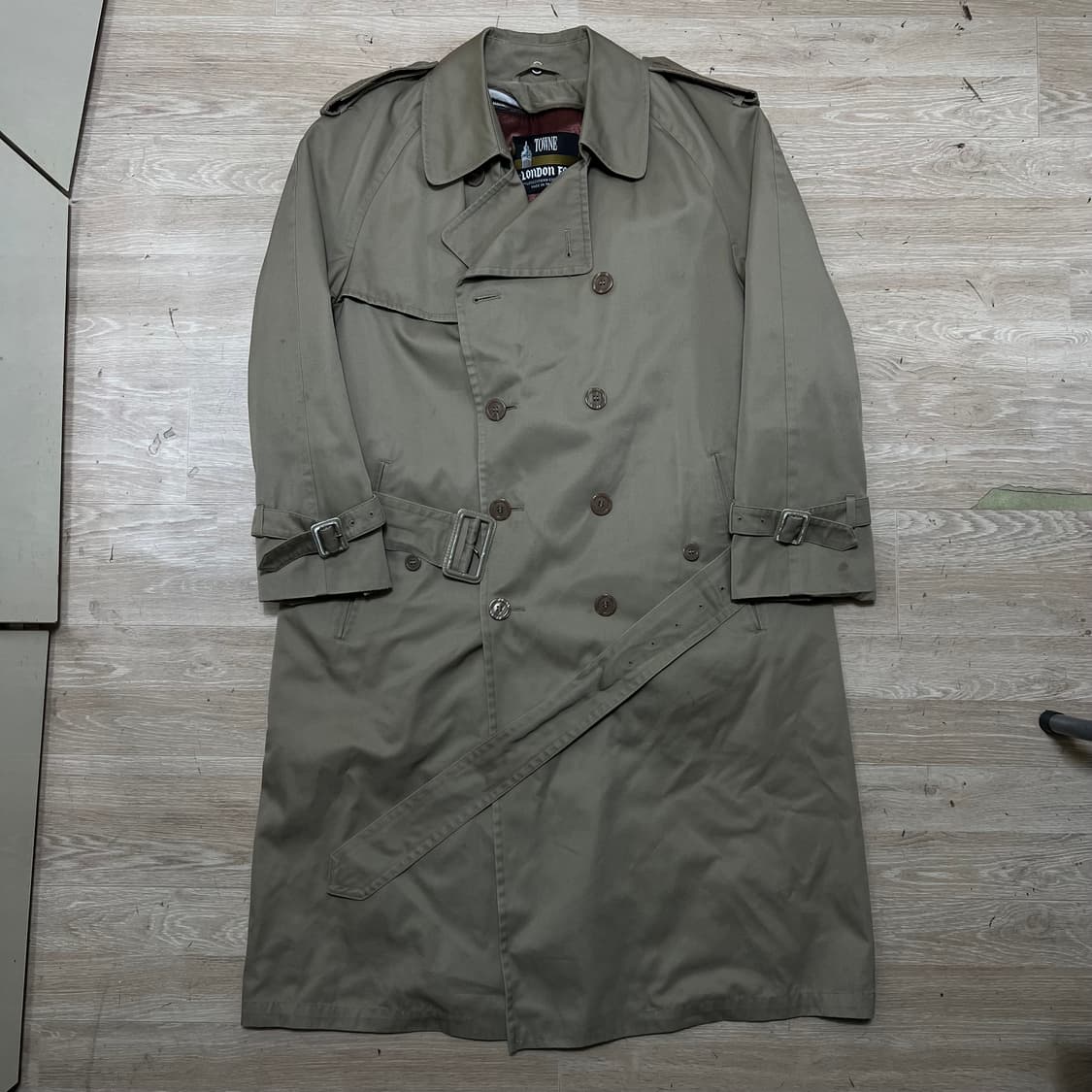 런던포그 안감내피 더블 트렌치 맥코트 [카키] L/100 상품이미지1