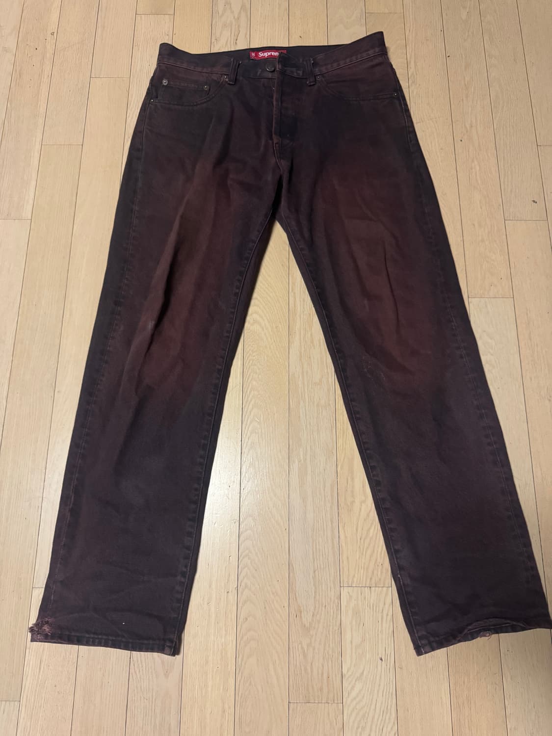 슈프림 오버다이드 레드 레귤러 30 상품이미지1