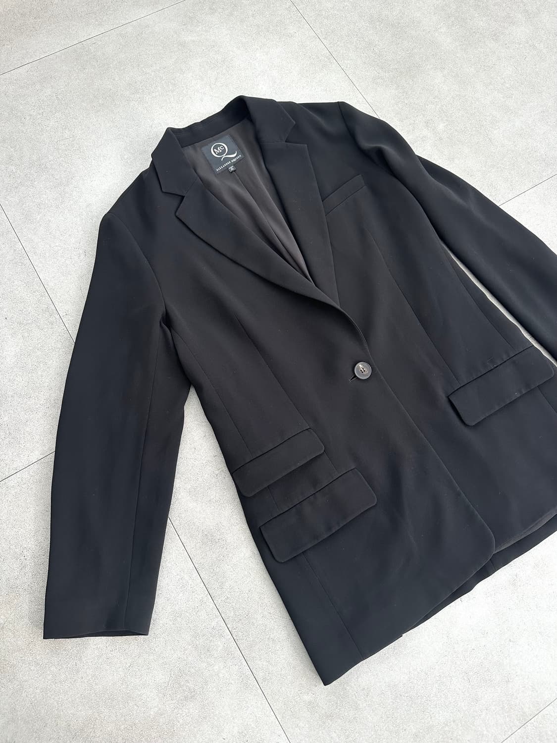 알렉산더 맥퀸 블랙 테일러드 자켓 상품이미지2
