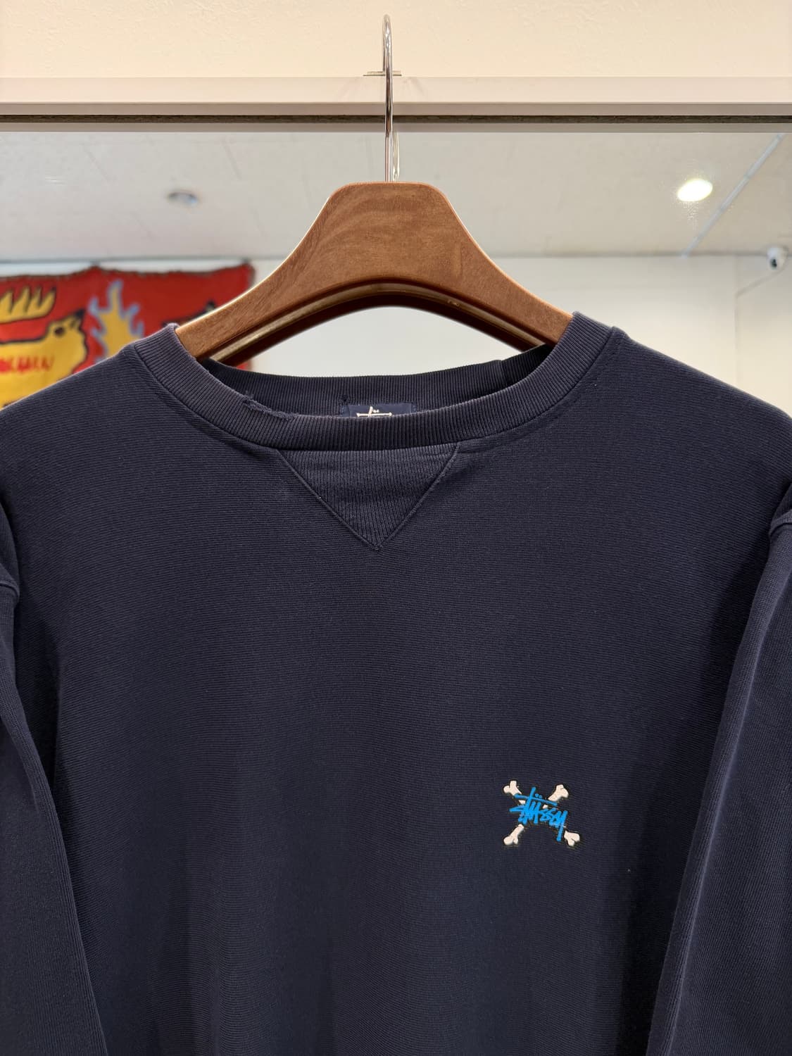 00s Stussy 스투시 크로스본 컷오프 스웻 셔츠 상품이미지2