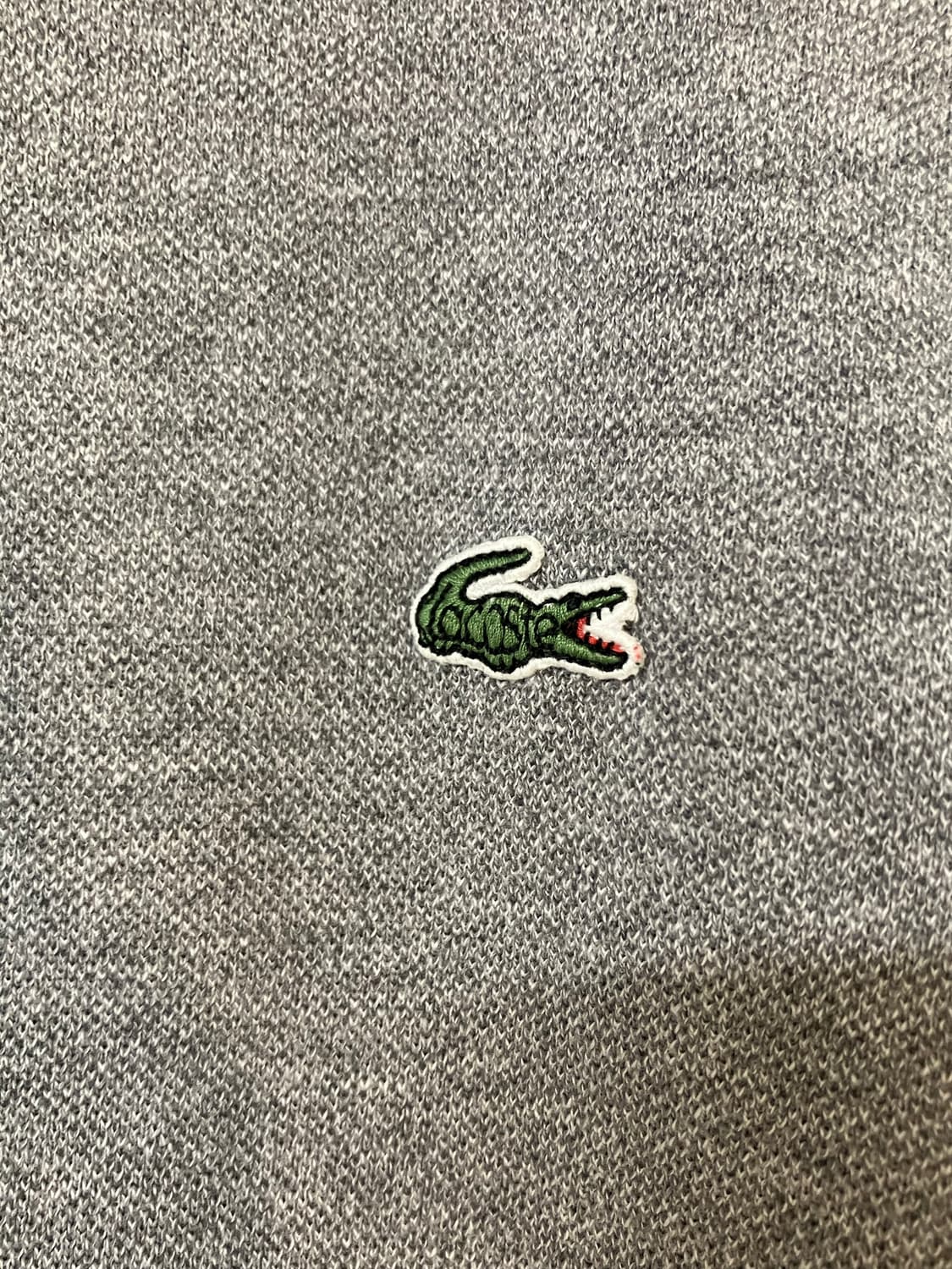 라코스테 lacoste 니트 반팔 그레이 상품이미지3