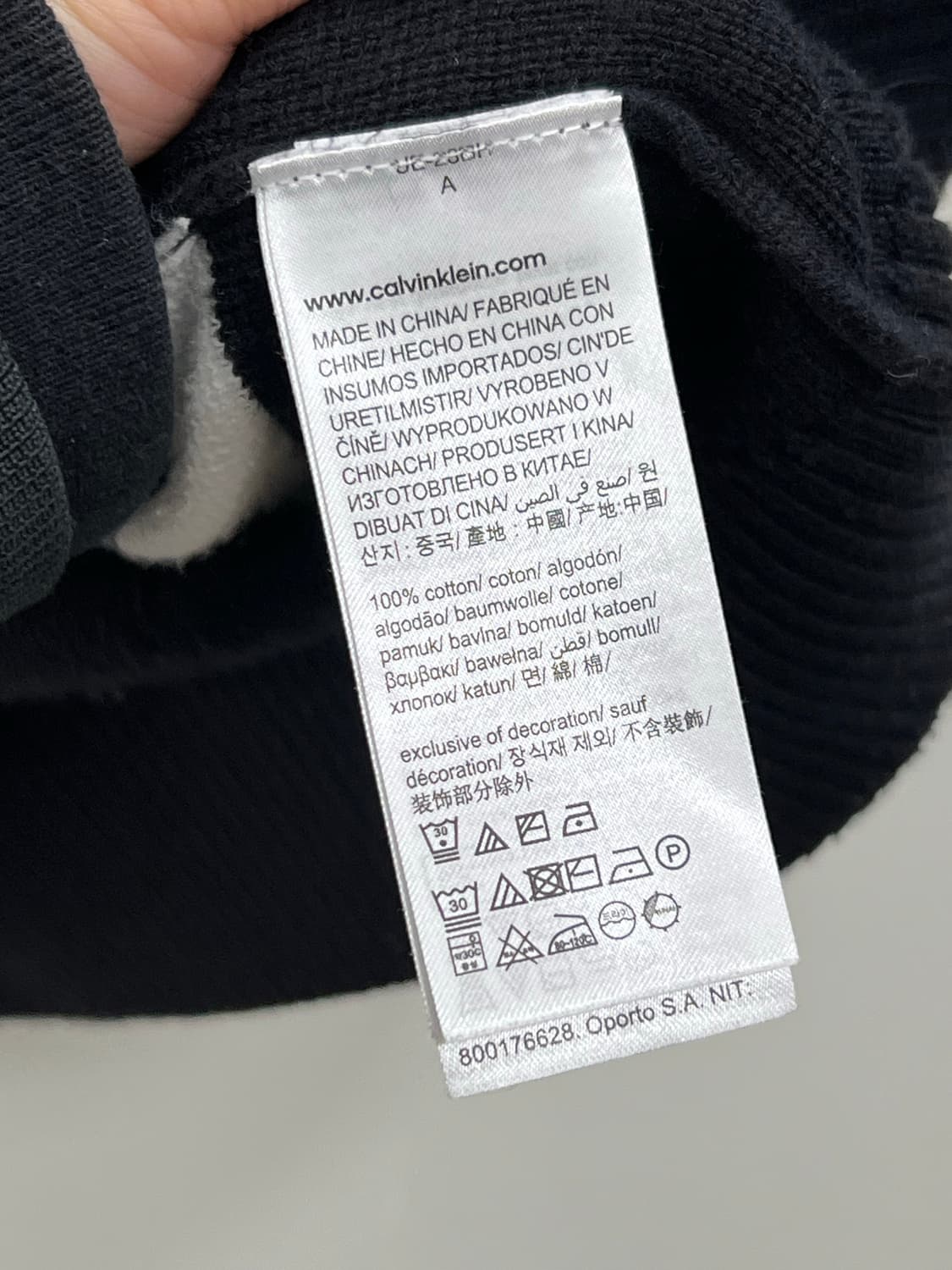 켈빈클라인 가디건 블랙 상품이미지5