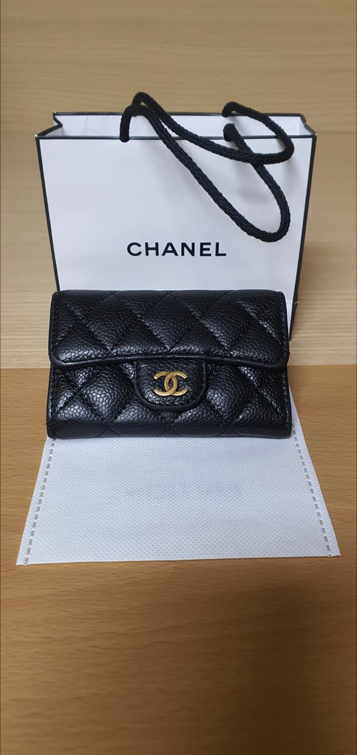 샤넬 캐비어 클똑 지갑/카드지갑 정품S급(감정O) 상품이미지1