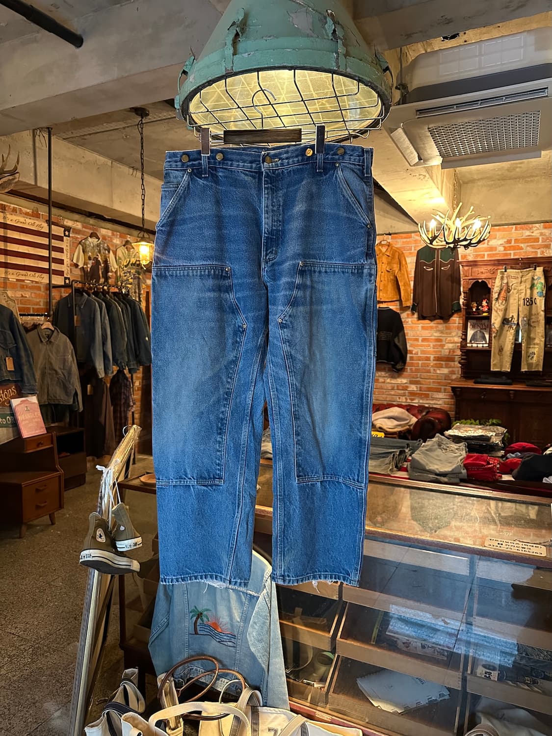 00s 칼하트 B07 더블니 데님 팬츠 상품이미지1