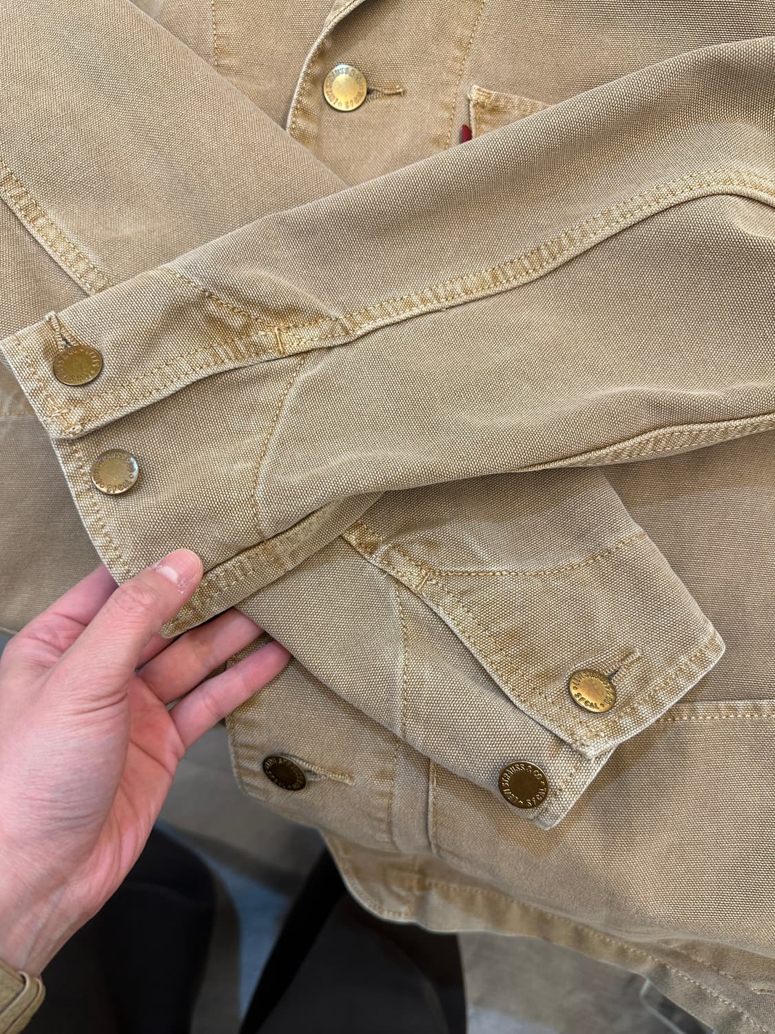 M) 리바이스 브라운 초어 캔버스 워크 자켓 상품이미지9