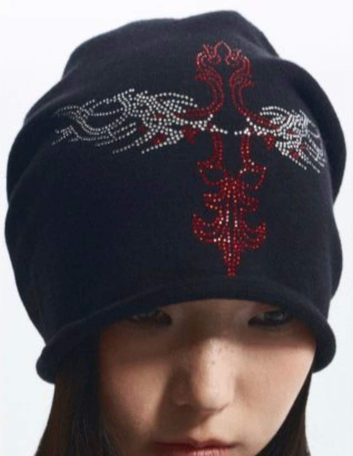 Noname space 핫픽스 천사 날개 비니 십자가 트라이벌 상품이미지1