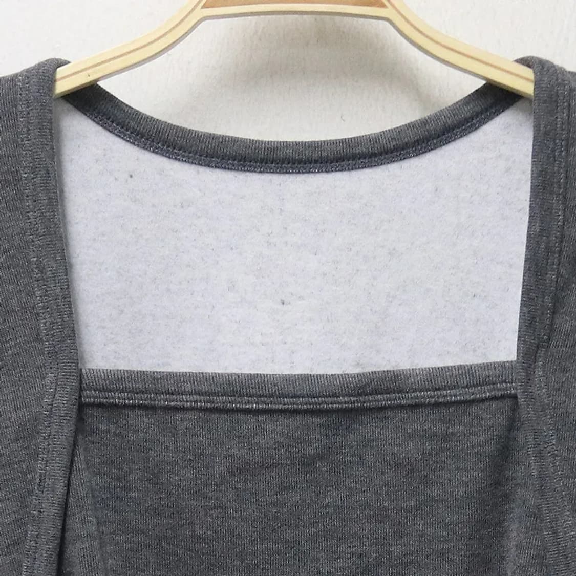 지알엘 스퀘어넥 셔링 기모 티셔츠 60452 상품이미지3