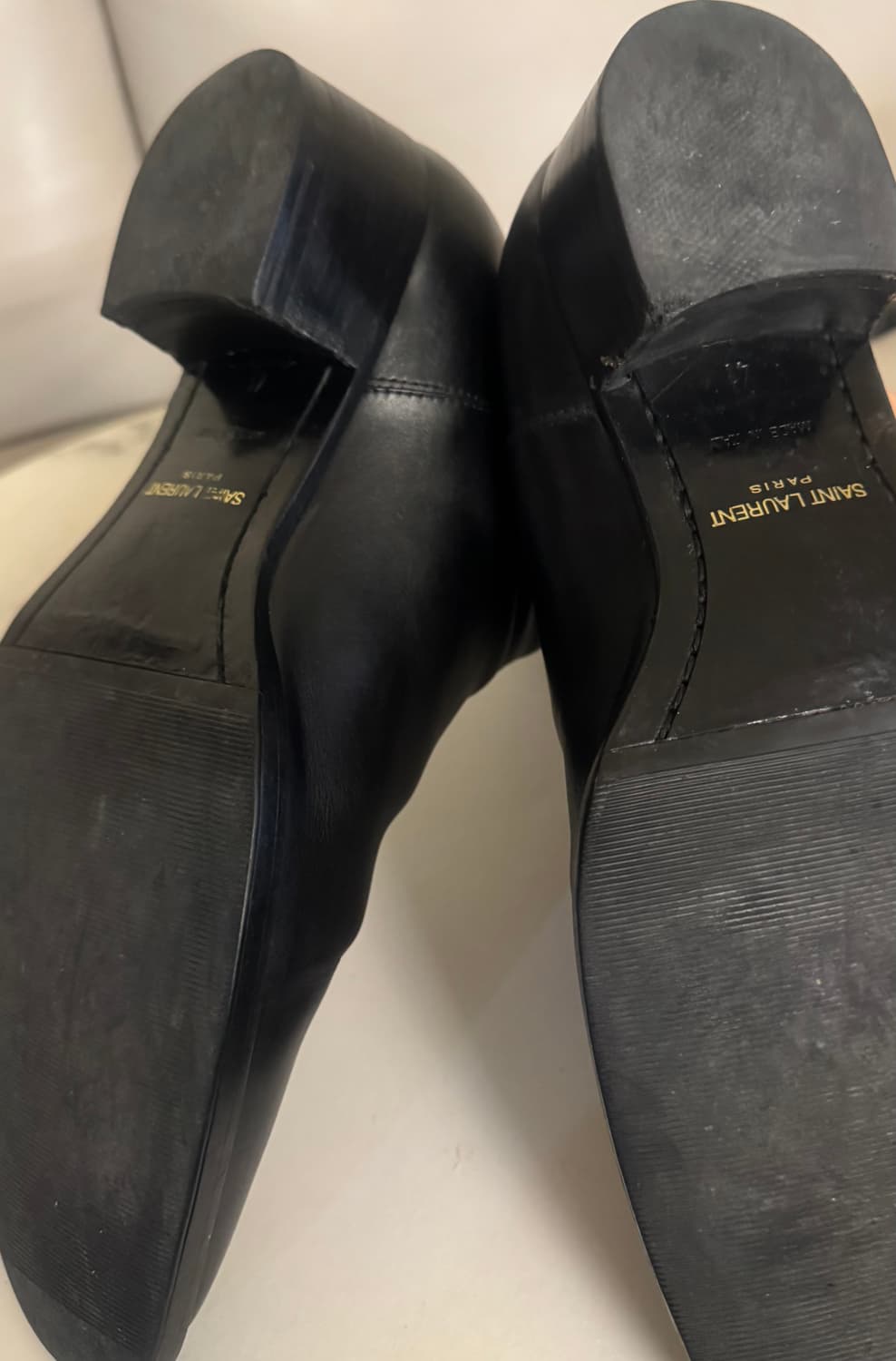 saint laurent  카프스킨 첼시부츠 DE 379757 41  상품이미지3