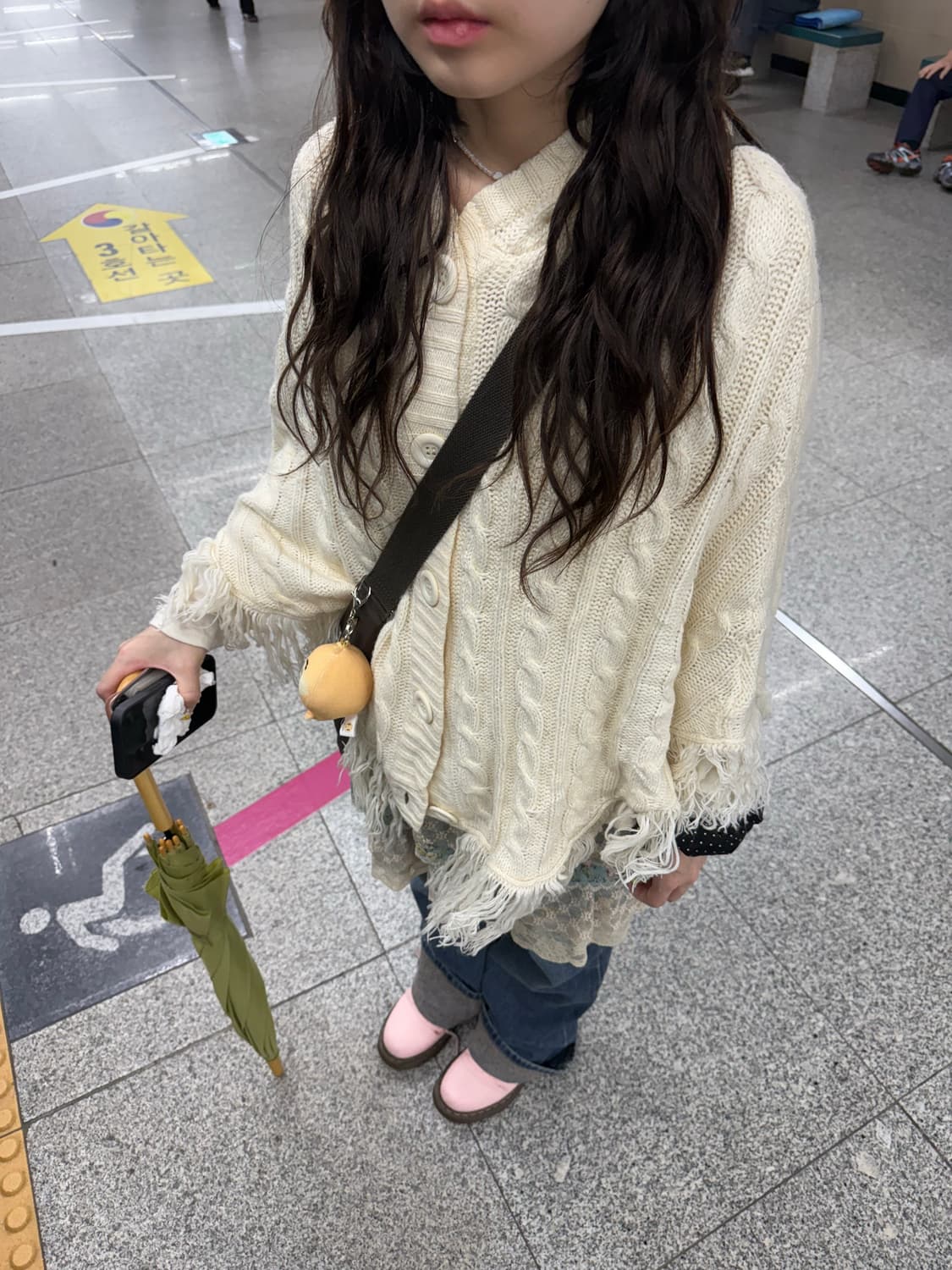 아이보리 케이프 후드 상품이미지3
