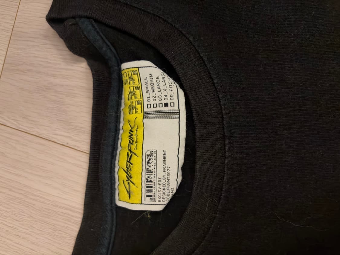 프라그먼트 사이버펑크 콜라보 롱 슬리브 티셔츠 상품이미지2