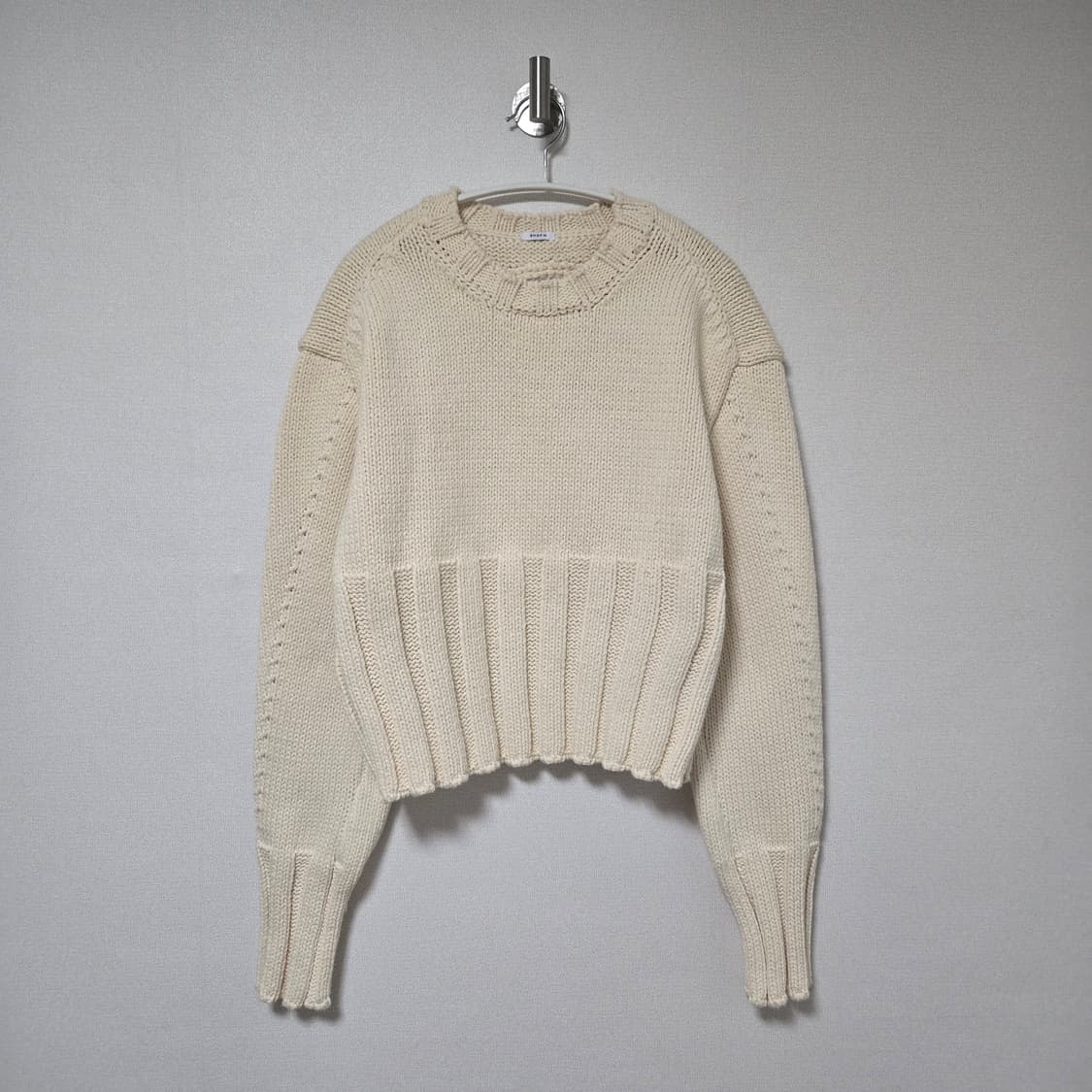 샵엠 백서클 코튼 니트 / 여성 니트/ 여자 니트 상품이미지1