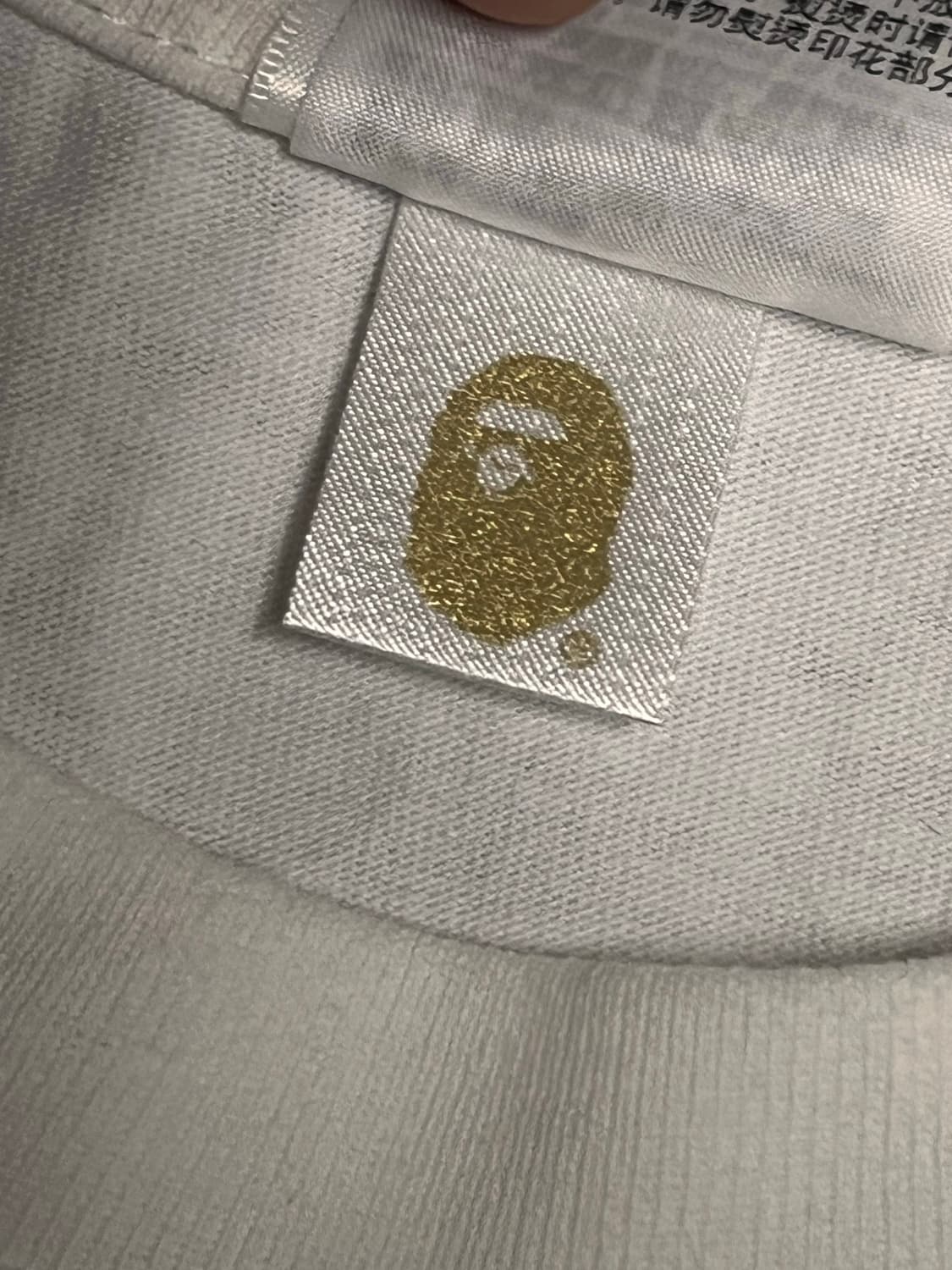 새상품급) 1회착 베이프 카타카나 반팔 상품이미지3