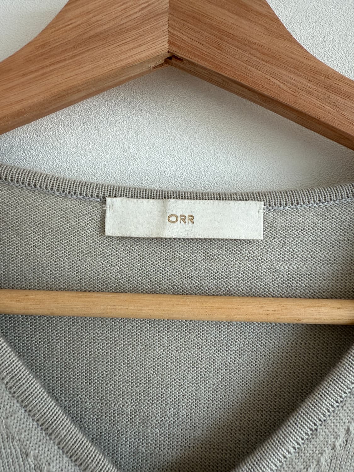 ORR 울 브이넥 니트 상품이미지5