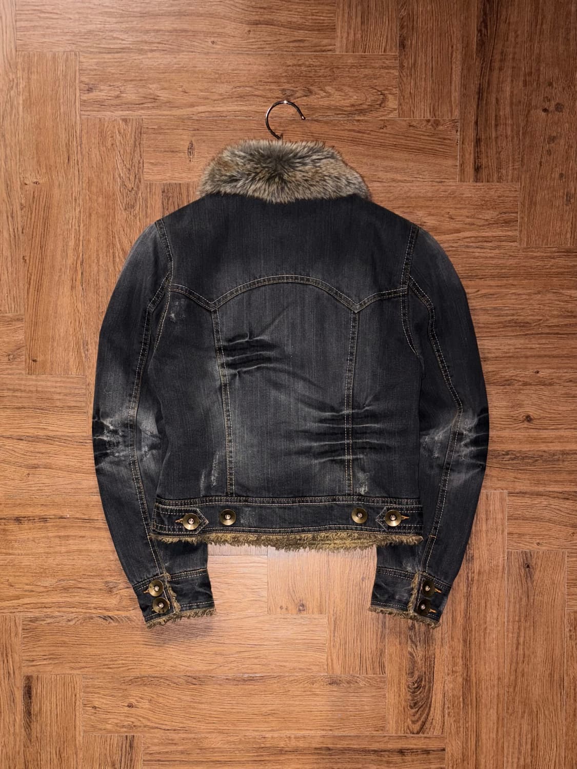 빈티지 스티치 디테일 쉐르파 상품이미지6