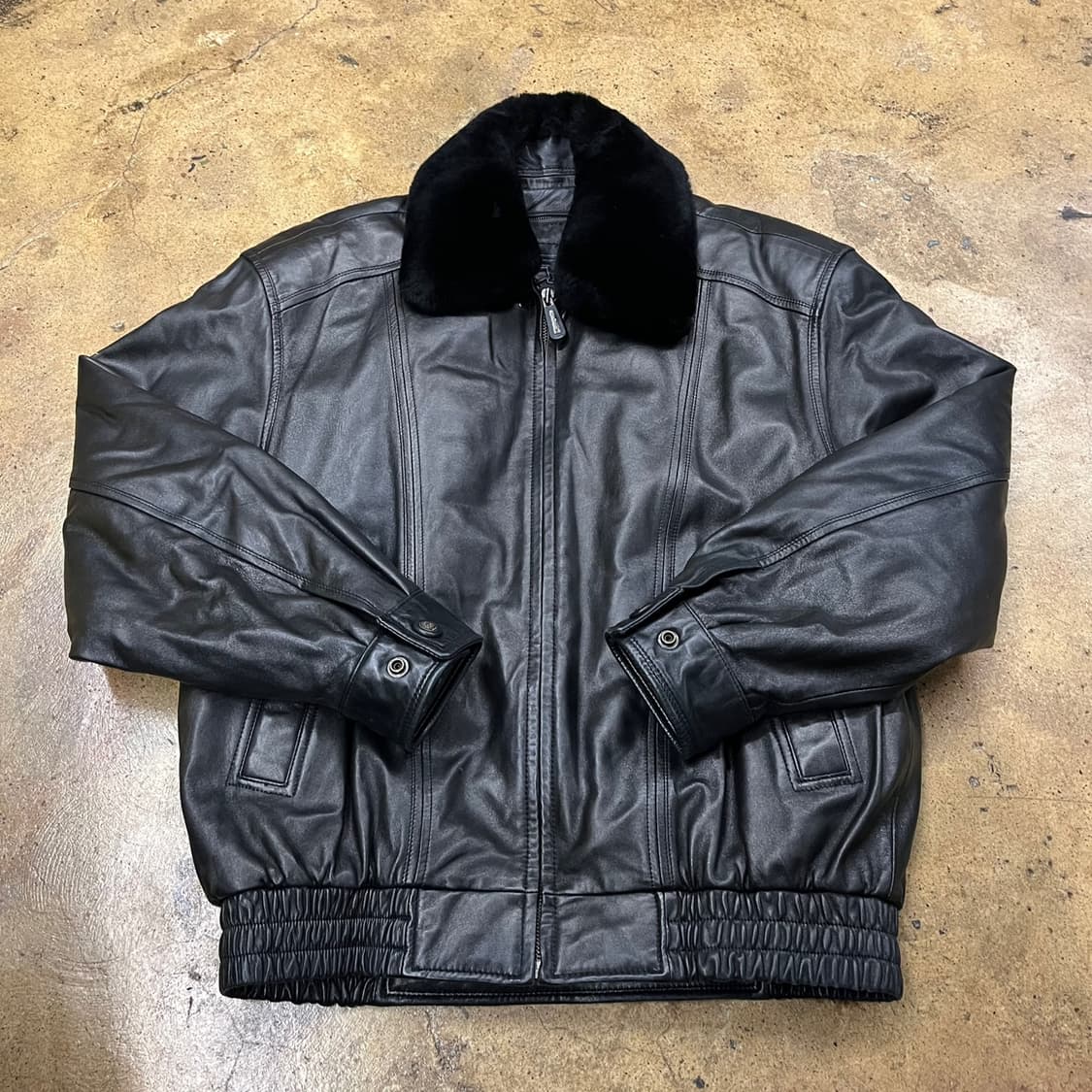 [정품/100] 인디안 빈티지 퍼카라 가죽자켓 b16 상품이미지2