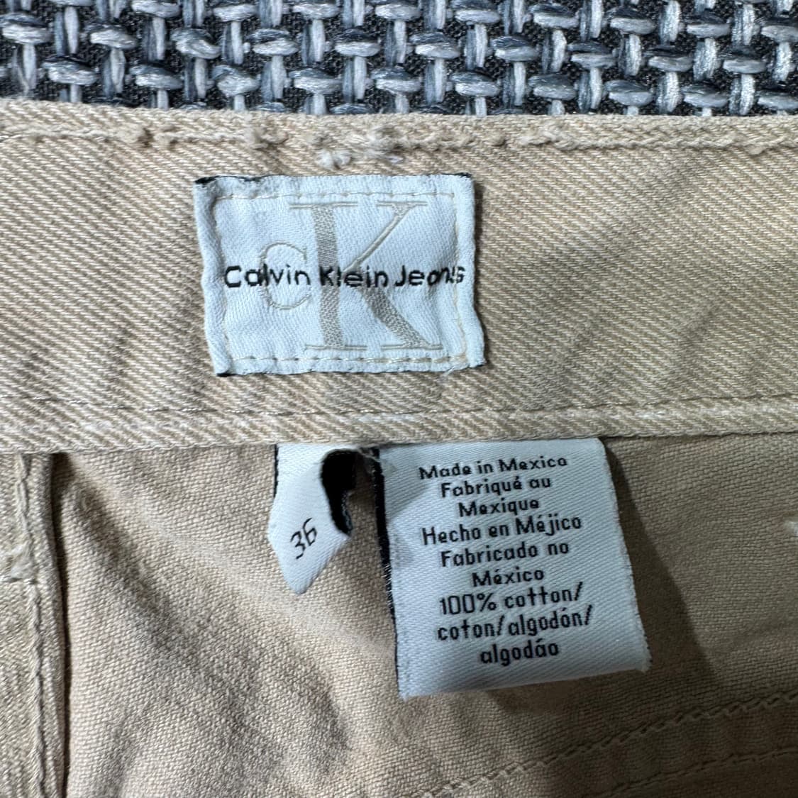 캘빈클라인 치노 팬츠 베이지 ( 32/OLD-8253 ) 상품이미지4