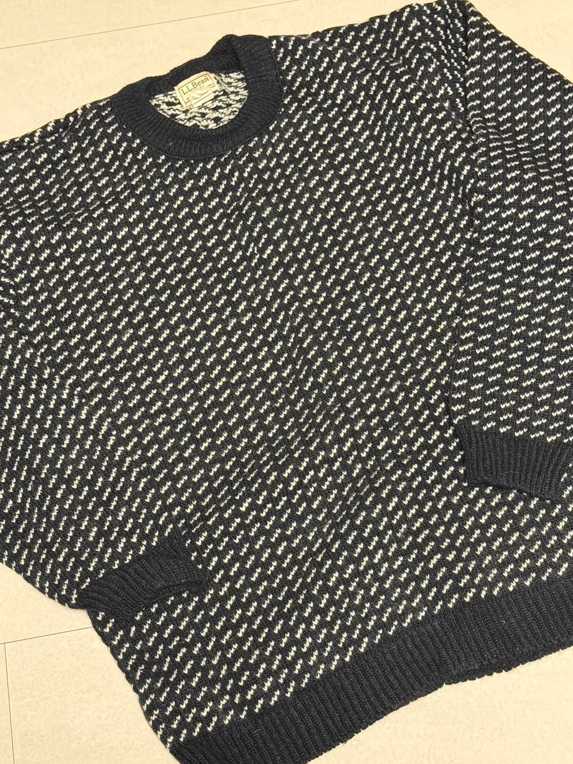80s LL Bean Birdeye OG Knit Sweater 상품이미지1