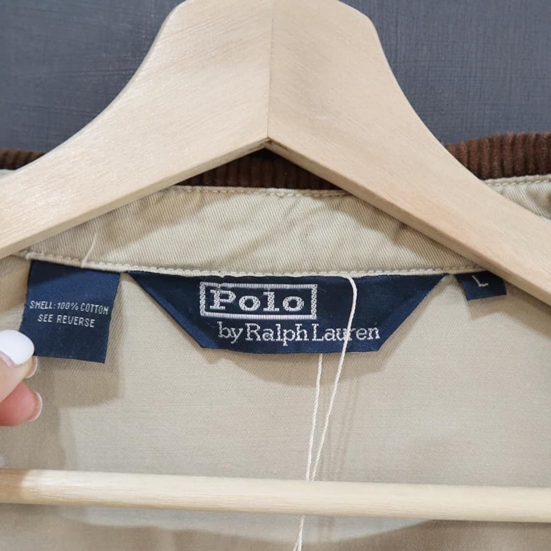 폴로 베이지 해링턴 자켓 상품이미지7