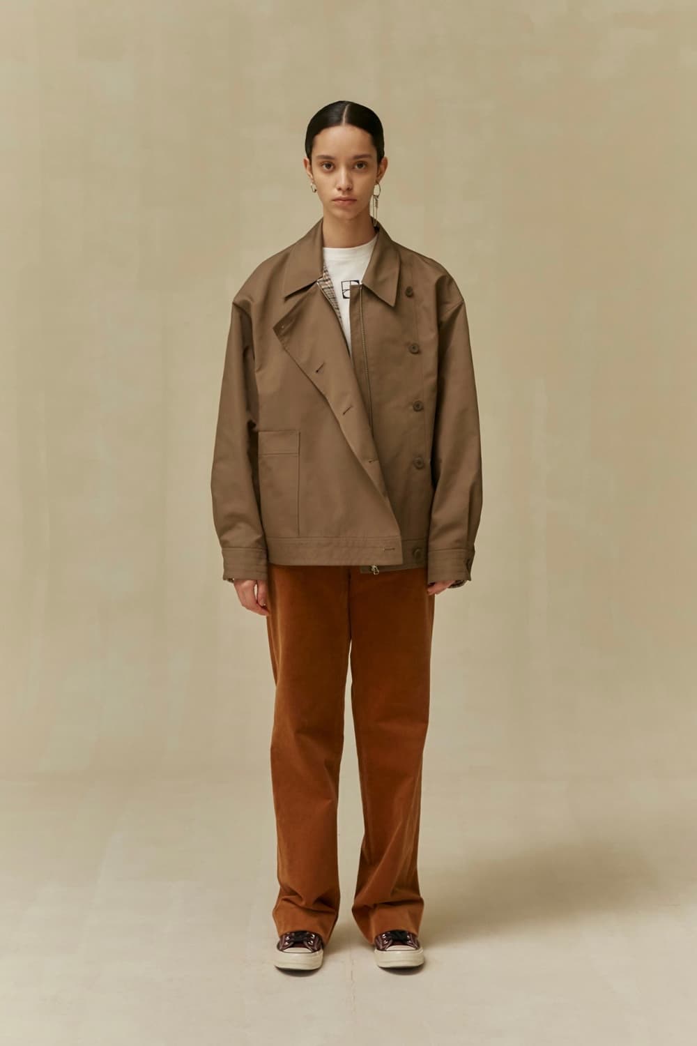 로우클래식 언발란스 오픈 자켓 unbalance open jacket 상품이미지1