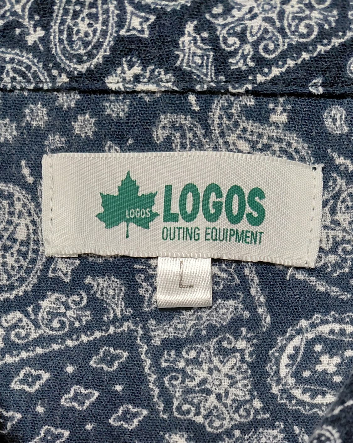 [L] 로고스(LOGOS) 아웃도어 페이즐리 반팔 셔츠 상품이미지5