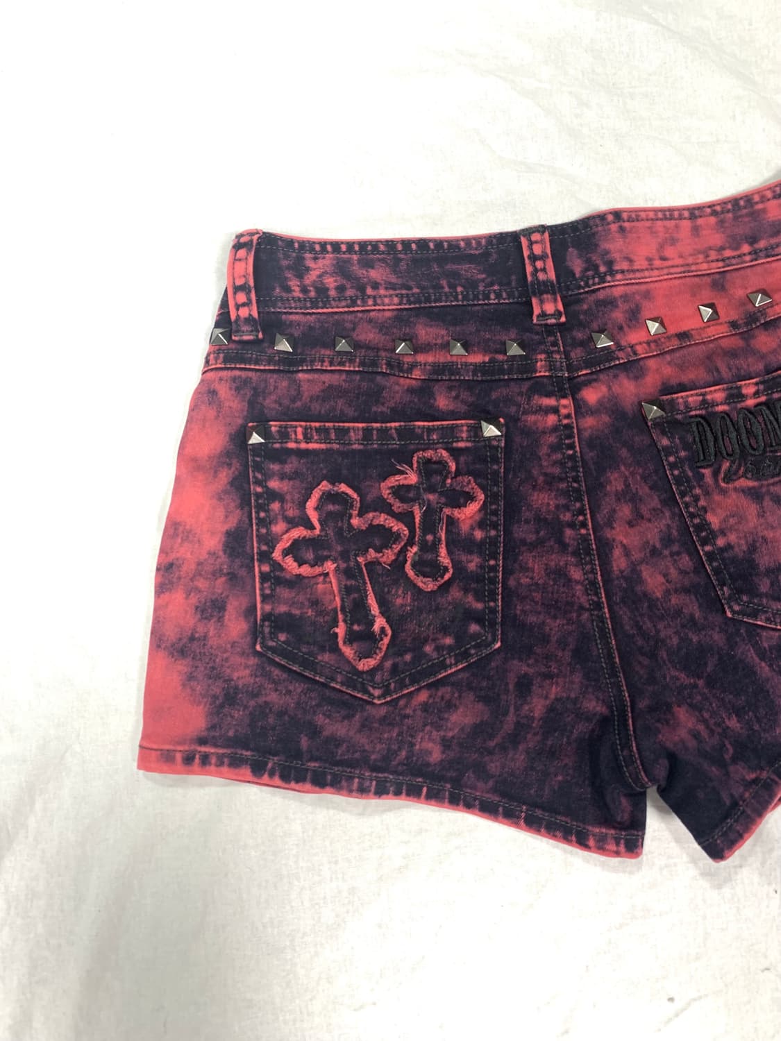 Ghost of Harlem red bleached cross patch 상품이미지2