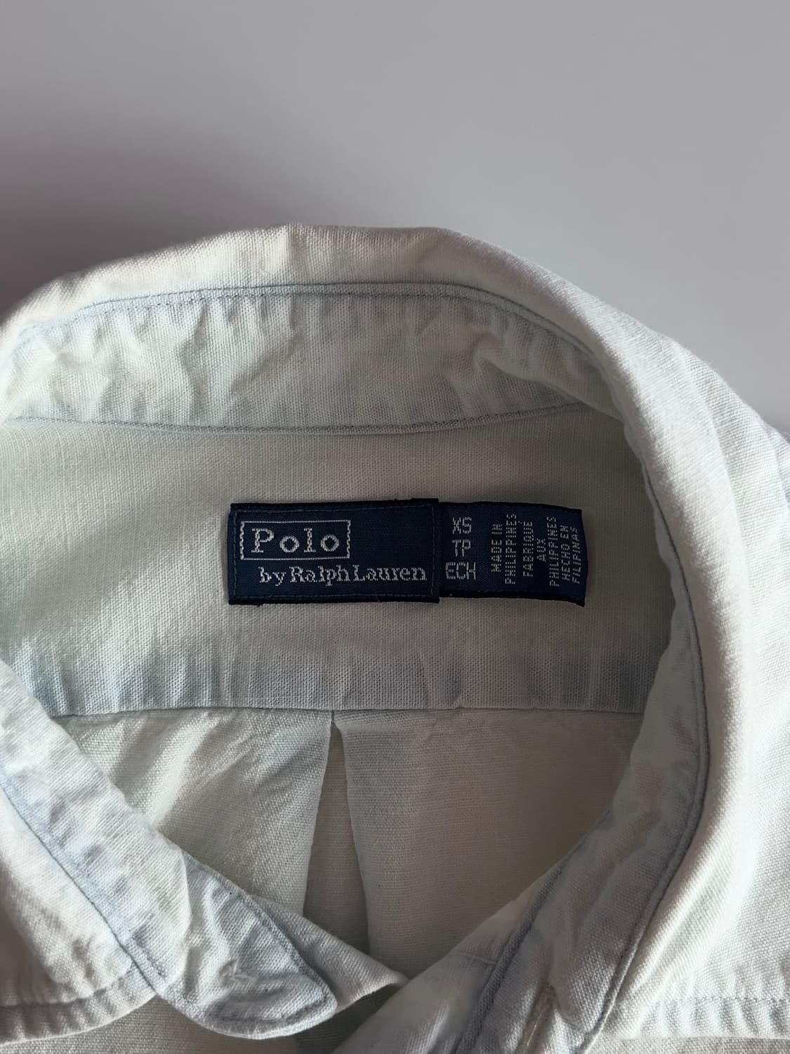 폴로 랄프로렌 릴랙스핏 샴브레이 데님 셔츠 XS  상품이미지3