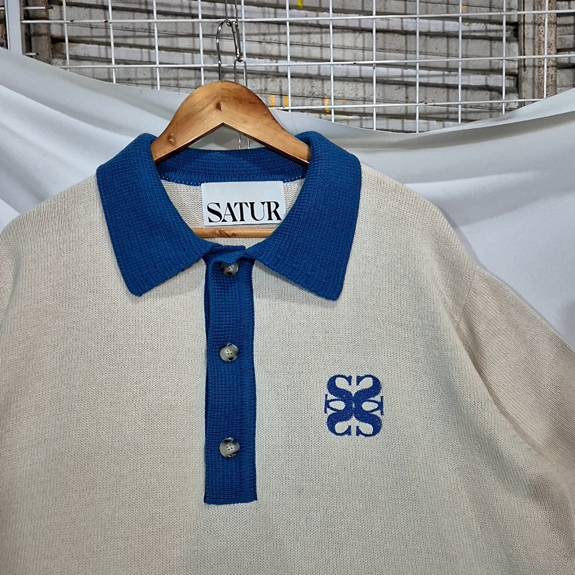 Satur 세터 나폴리 소프트 폴로 니트 상품이미지2