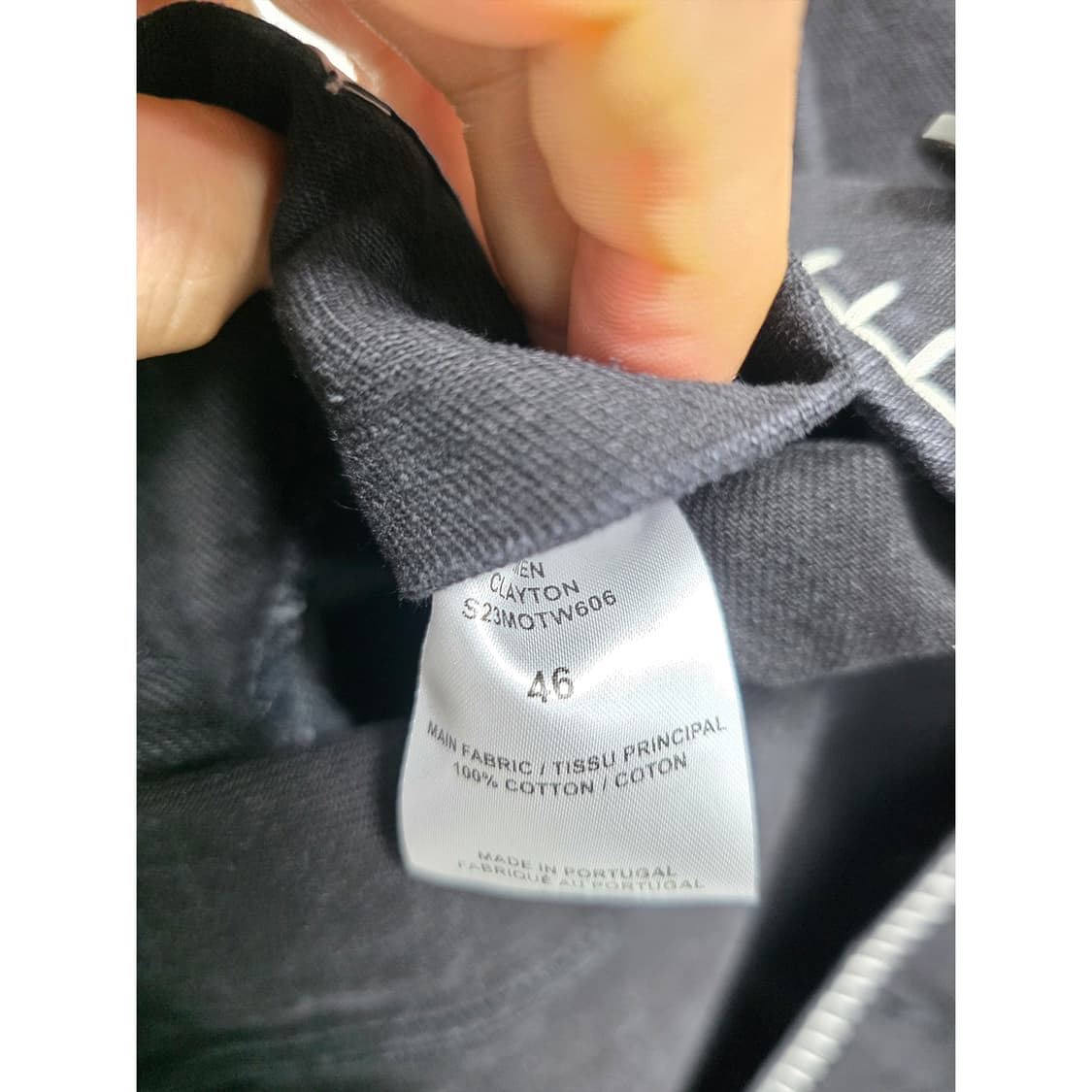 택포) 오피신제네랄 블랙 데님 자켓 M 상품이미지3