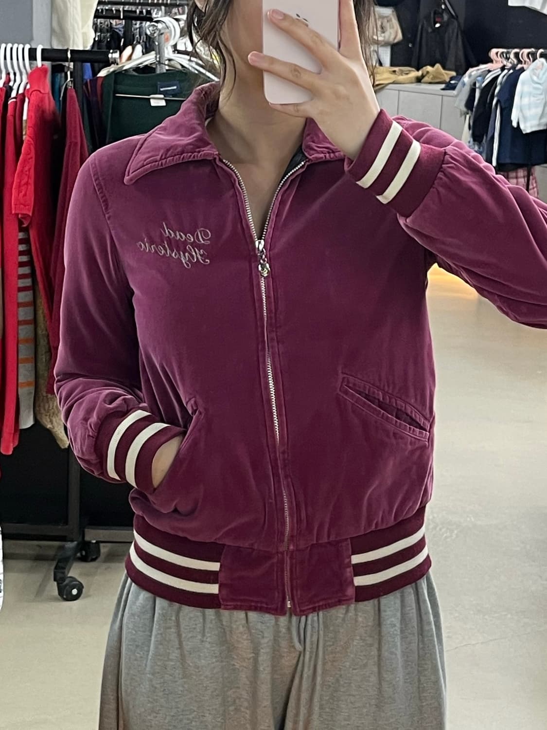 히스테릭 벨벳 자켓 상품이미지1